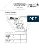 Examen de Diagnóstico de 3er Grado Primaria