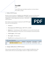 Configuring CFOP On SAP