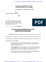 RIVERNIDER V U.S. BANK - 47 - MEMORANDUM OF LAW Re 41 Evidentiary Hearing, by Charles Edward Lincoln, III - Gov - Uscourts.flsd.342089.47.0