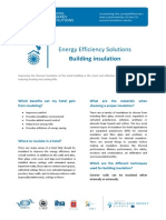 Ee Fact Sheet N 7 Building Insulation