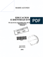 Educacion e Identidad Etnica