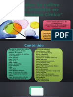 Medios de Cultivo Microbiología