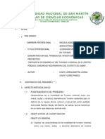 Tesis Unsm Propuesta de Desarrolo Del Turismo Vivencial en El Centro Kechwawayku PDF