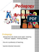 Pedagogy Vs Andragogy