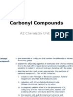 Carbonyl Compounds: A2 Chemistry Unit 4