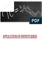 Research On Application of Infinite Series (1st Sem Project)