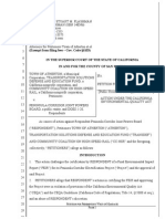 Petition For Writ of Mandate (Atherton Et Al vs. CalTrain)