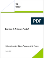 Exercícios de Treino em Futebol