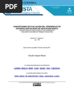 Concepciones Evaluacion Aprendizaje Docentes Vergara