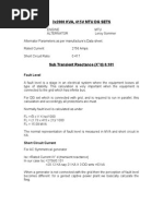 LT Fault Level Calculation