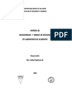 Normas de Bioseguridad y Residuos en Laboratorios de Alimentos