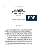 La Muerte Que Da Sentido A Mi Credo Casaldaliga PDF