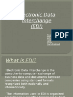 Electronic Data Interchange (EDI) : Triloki Prasad PGDM 12036 Ime, Sahibabad