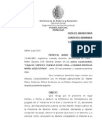 Plantea Inhibitoria, Contesta en Subsidio, Excepción de Pago.