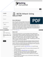 Hackingdemystified Com Mitm Attack Using Sslstrip