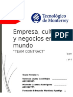 Empresa, Cultura y Negocios en El Mundo: "Team Contract"