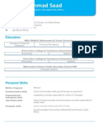 Hafiz Muhammad Saad: Personal Details