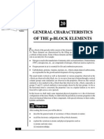 L-20 General Characterstics of The P-Block Elements