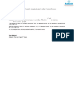 Question: Find The Number of Possible Integral Values of K So That K! Ends in 5 Zeroes. Code: F3110 Date: 14/02/2015