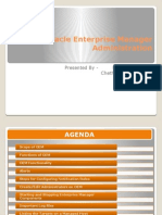 Oracle Enterprise Manager Administration - PPT