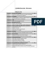 Ericsson Microwave Certification Exam Topics