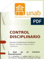 Control Disciplinari: CONTROL DISCIPLINARIOo Power Point