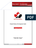 "Join The Game": Female Hockey Development Guide