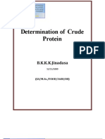 Determination of Crude Protein