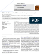 Effects of A Selenium-Enriched Diet On Antioxidant Response in Adult Cray SH