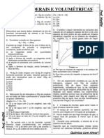 Leis Ponderais e Volumétricas