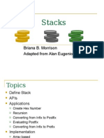 Stacks Infix Postfix