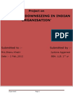 Downsizing in Indian Organisation Case Study On Boeing Company