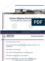 Clarion Shipping Services (L.L.C.) : One-Stop Integrated Logistics Solution Provider