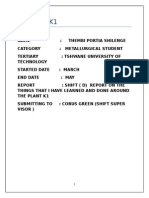 Mineral Processing UG2 Concentrator Process Flow Report