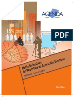 Media Guideline For Reporting On Accessible Elections