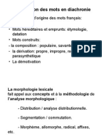 La Morphologie Lexicale