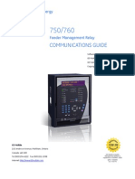 Mapa Modbus SR-750