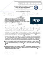 Internal Assesment Retest-Ιi::: Shanmuganathan Engineering College