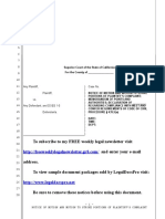 Sample Motion To Strike For California