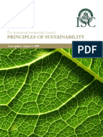 Principles of Sustainability: The International Sustainability Council's