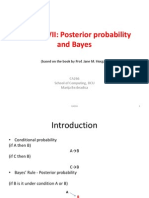 CA266 7 Posterior Probability and Bayes