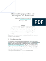 Multibranch Forging Algorithms: Tails Switching Effect and Chain Measures