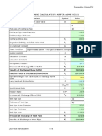 Relief Valve Load Calculation