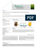 Upgrading of Waste Oils Into Transportation Fuels Using Hydrotreating Technologies