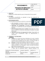 Procedimiento de Empacado de Fruta de Importacion