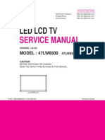 47LW6500 Service Manual