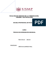 Manual de Técnicas de Intervención Individual