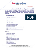 Documentation Requirements - ISO 9001-2008 - QMS - Sterling UAE PDF