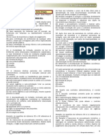 Exercícios Licitações e Contratos