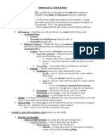 Bar - Civil Procedure Outline W - California Distinctions